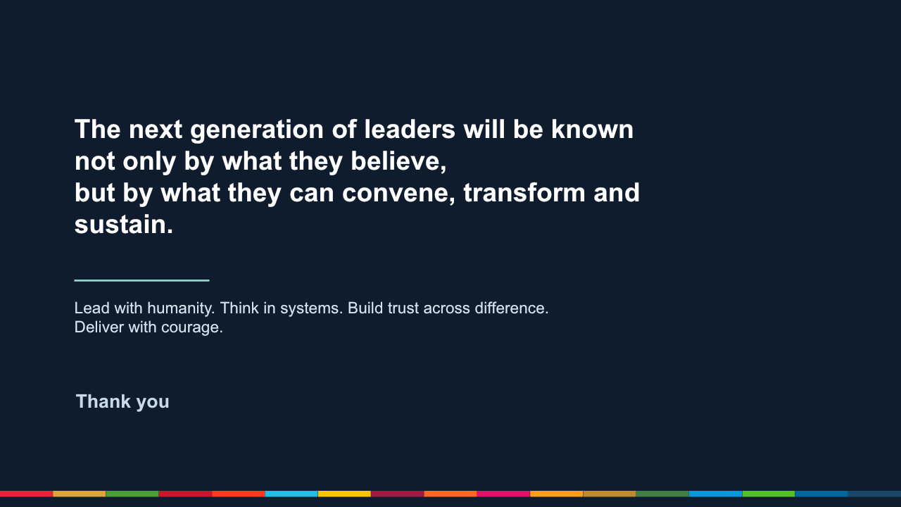The Leadership Mandate in the SDG Era — Lección 11